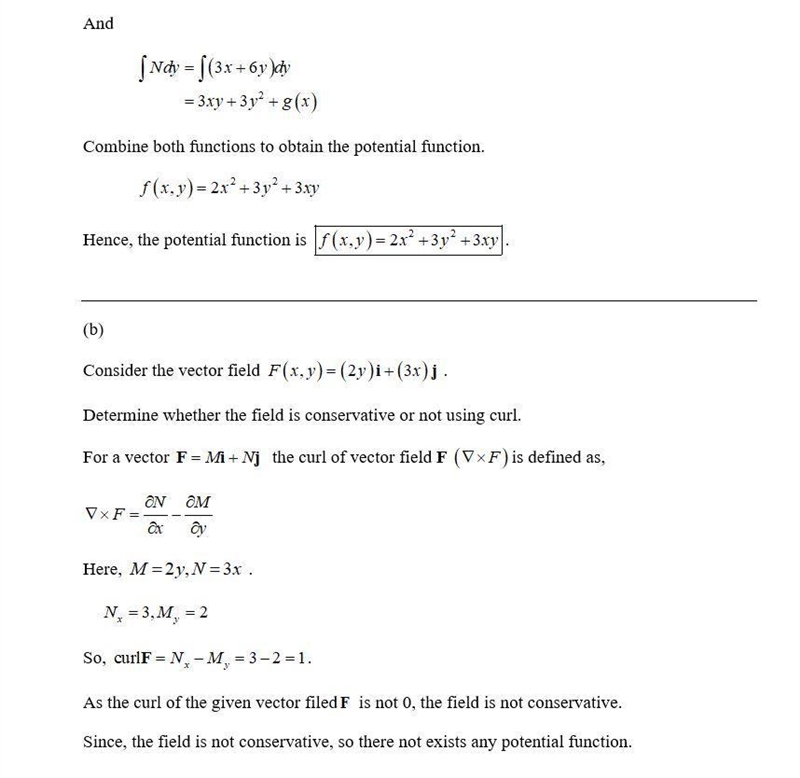 For each of the following vector fields F , decide whether it is conservative or not-example-2