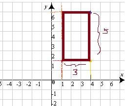 A rectangle has vertices a(1,2), B(1,7), c(4,7), d(4,2). what is the perimiter of-example-1