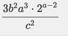 (2a^-2)(3a^3b^2)(c^-2)-example-1