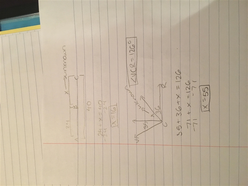 Question 1. Point B lies in between points A and C on a given line. The length of-example-1