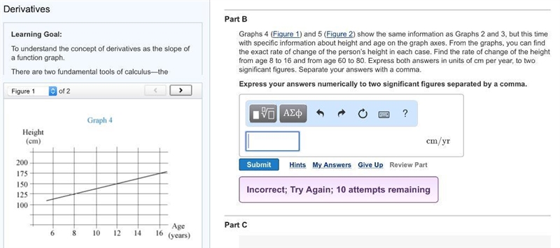 Find the rate of change of the height from age 8 to 16 and from age 60 to 80. Express-example-1