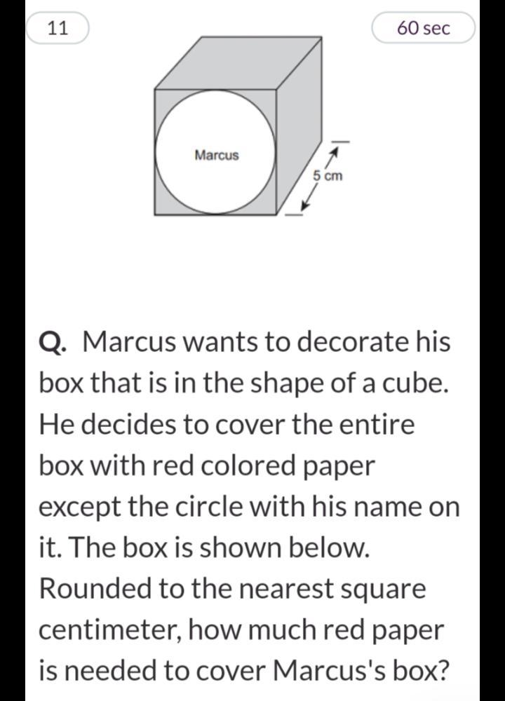 Marcus wants to decorate his box that is i the shape of a cube with a color. he decides-example-1