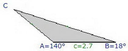 ... Draw triangle ABC where: AB has length 2.7 cm (this is drawn for you) angle CAB-example-1