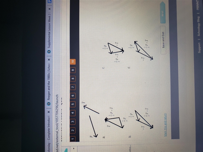 Which of the following correctly displays 1/2 r - t-example-1