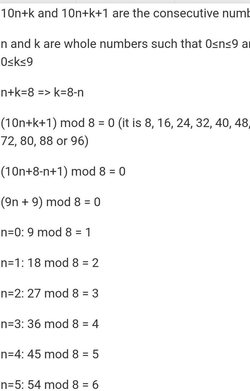 I WILL GIVE 20 POINTS Find two consecutive numbers less than 100, for the first of-example-1