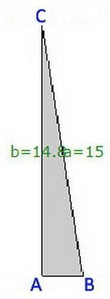 1. Joshua has a ladder that is 15 ft long. He wants to lean the ladder against a vertical-example-1