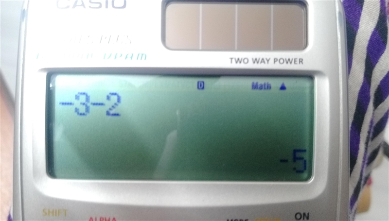 What is the difference between -3 and 2 on the number line-example-1