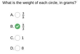 This hanger is in balance. There are two labeled weights of 4 grams and 12 grams. The-example-1