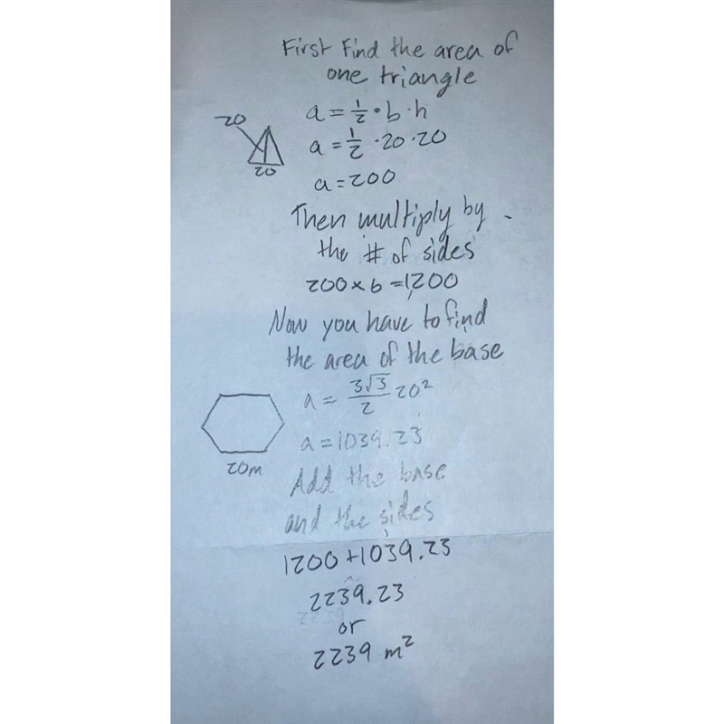 Find the surface area of the pyramid please help with this geometry problem!!!​-example-1