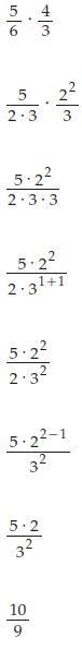 What is the answer to 5/6 times 4/3 =-example-1