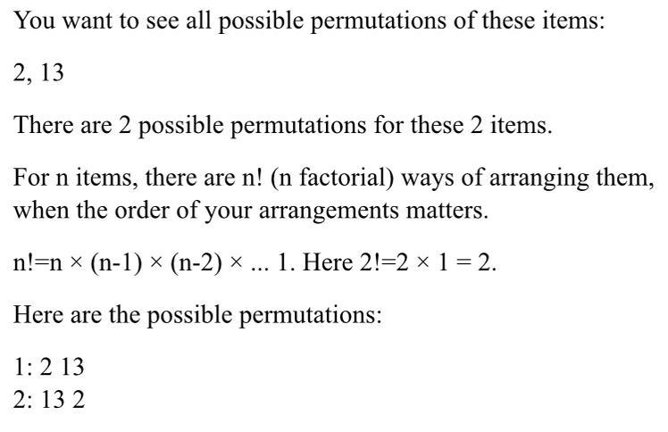 How many ways can 2 to 13 be written-example-1