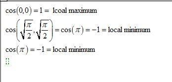 Find the critical points of the given function and then determine whether they are-example-1