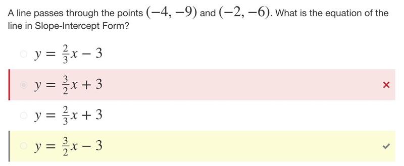 Please help ASAP. I give you a 100 points. A line passes through the points (−4,−9) and-example-1