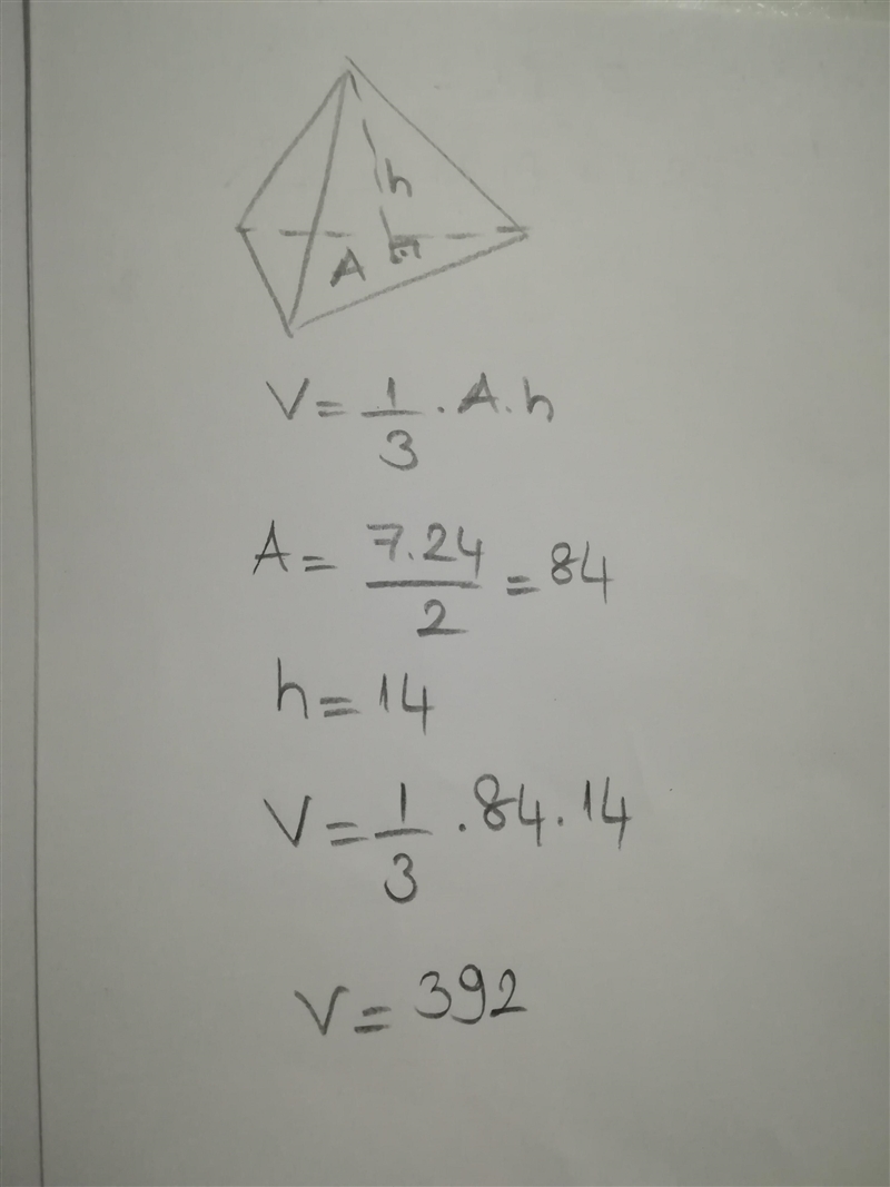 What is the volume of the triangular pyramid-example-1