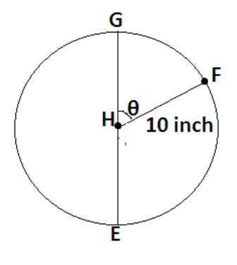 Diameter EG is drawn on circle H and point F is located on the circle such that GF-example-1