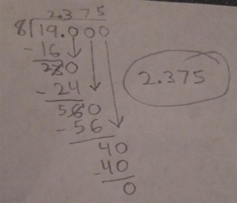 What is 8 divided by 19​-example-1