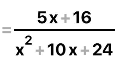 Combine as indicated signs x+2/x+4 - x-1/x+6-example-1