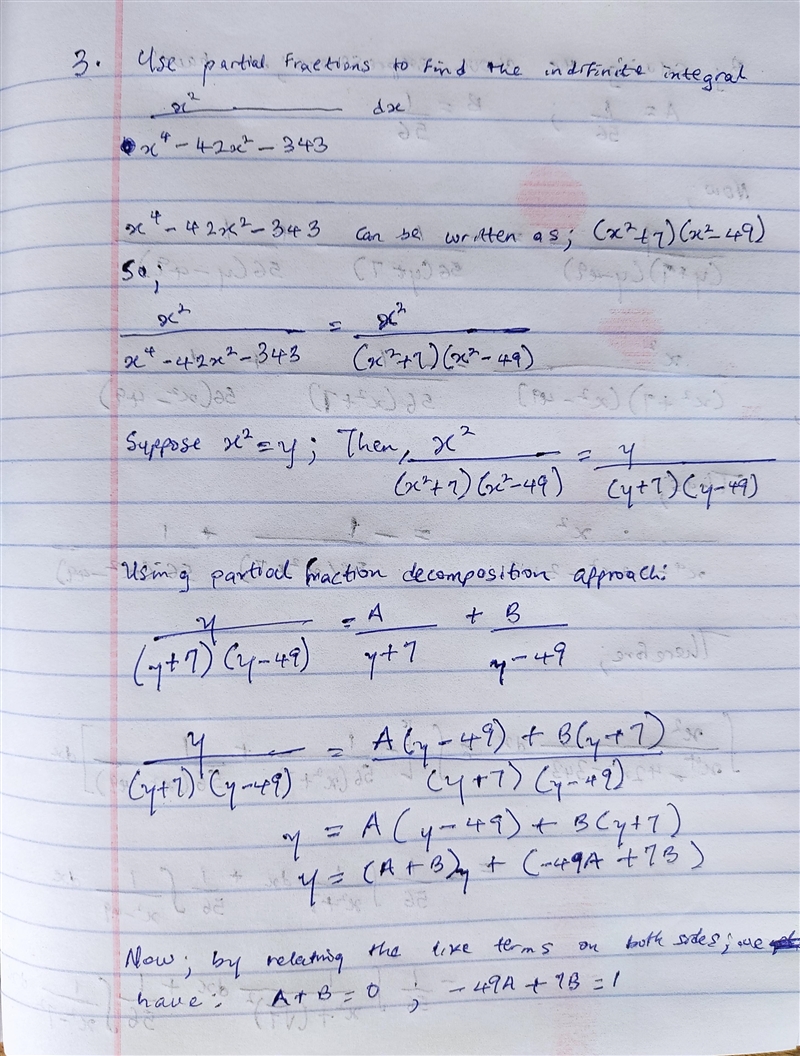 1. Write the form of the partial fraction decomposition of the rational expression-example-1