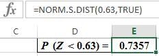 Find the value of the probability of the standard normal variable Z corresponding-example-3