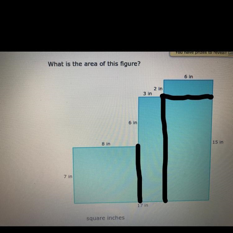 What is the area of this figure?-example-1