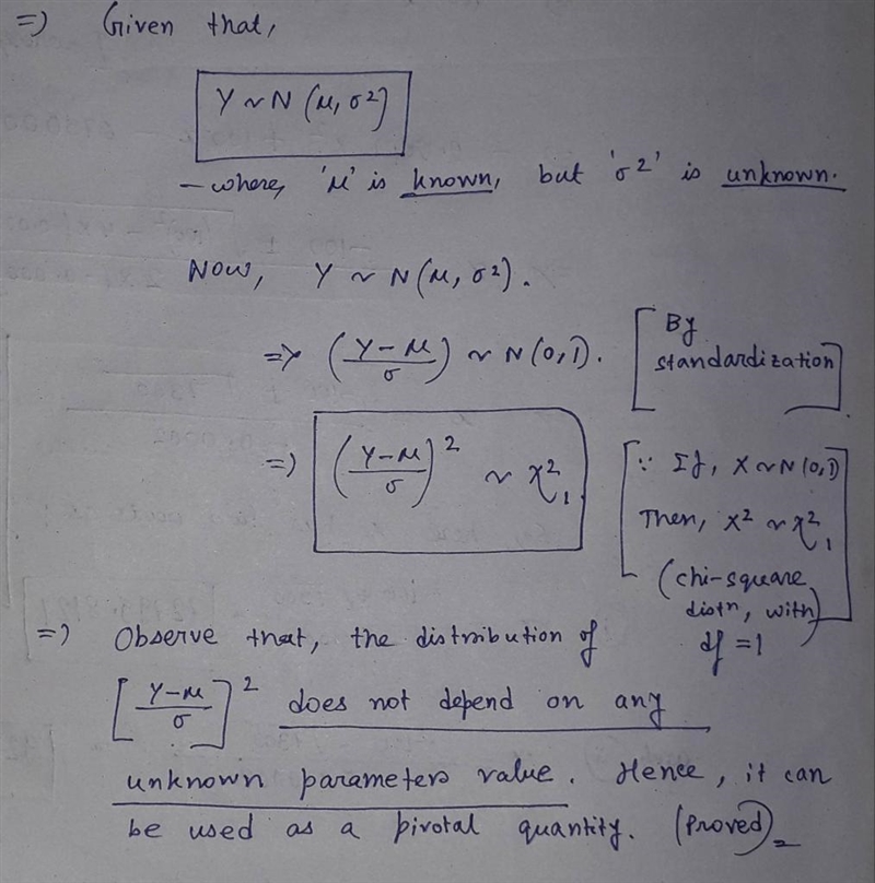 Let Y be a normal random variable with mean μ and variance σ 2 . Assume that μ is-example-1