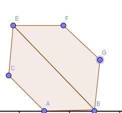 Ms.Foster built a hexagon by combining two trapezoids that were exactly the same size-example-2