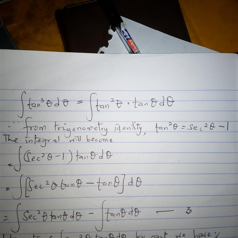 Find the indefinite integral by using the substitution x = 4 sec(θ). (Use C for the-example-1