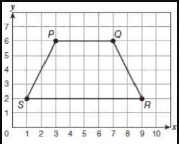 Cuantas unidades mide el lado QR? cual es la distancia entre los puntos P y R​-example-1