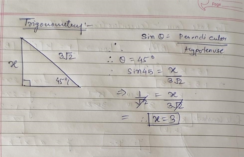 Find the value of x in the diagram below. A. B. C. D. Please select the best answer-example-1