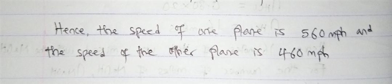 Two planes are 1530 mi apart and are traveling toward each other. One plane is traveling-example-3