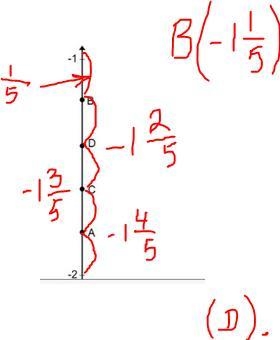 Which gives the correct values for points A, B, C, and D? A number line going from-example-1