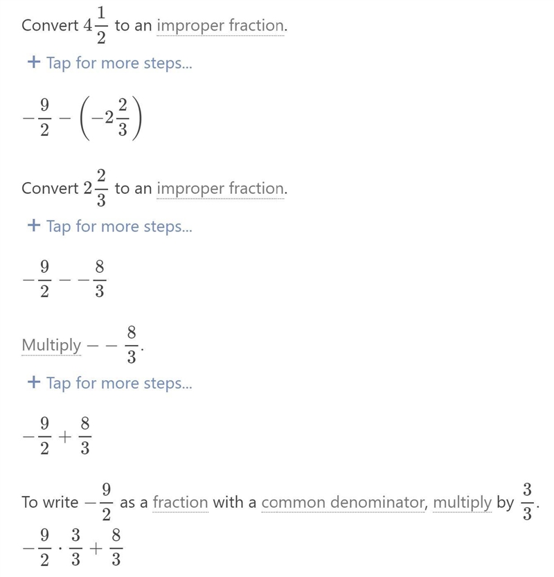 -4 1/2-(-2 2/3) worked out pls help if someone dosen`t answer i might fail pls-example-1