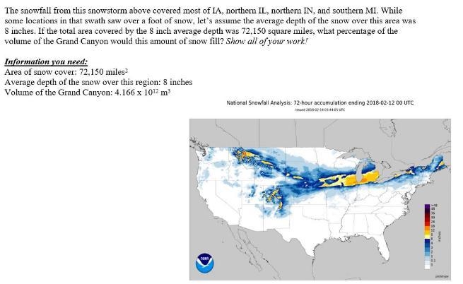 The snowfall from this snowstorm above covered most of IA, northern IL, northern IN-example-1