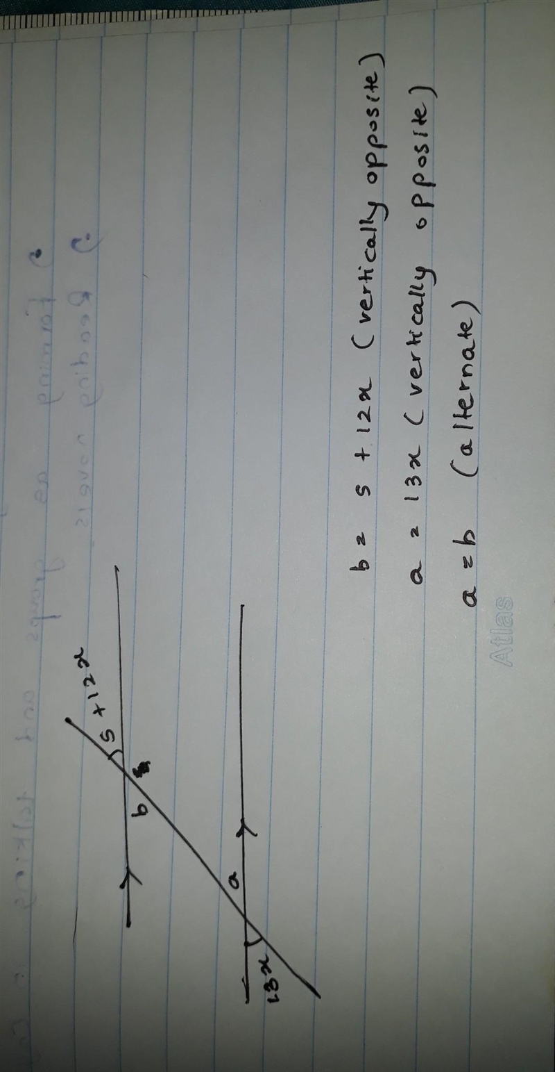 Solve for x and i already named the angle​-example-1