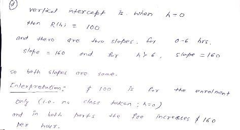 For a private lesson, rate, R, depends on the number of hours, h. If a student takes-example-1