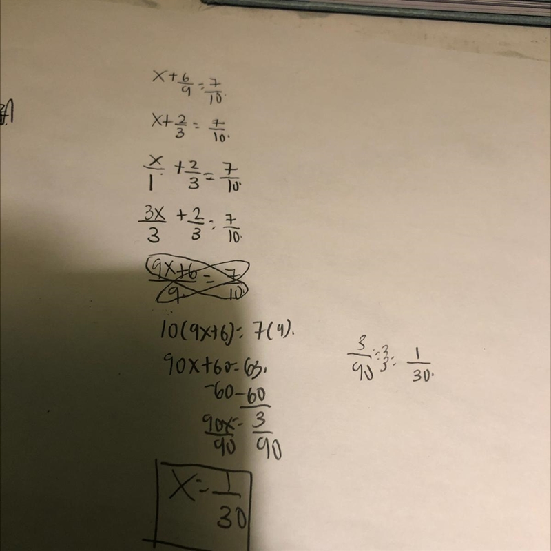 Solve for x. Enter your answer in the box below as a fraction in lowest terms, using-example-1