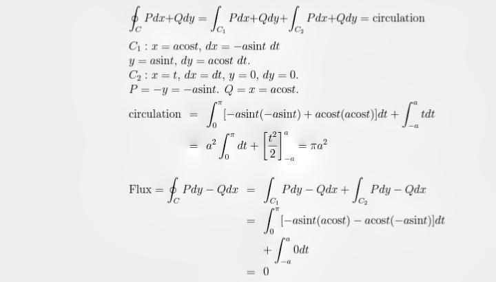 Find the circulation and flux of the field Bold Upper F equals negative 3 x squared-example-1