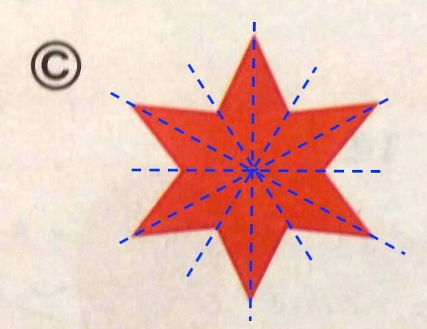 Which figure has 6 lines of symmetry draw is needed​-example-1