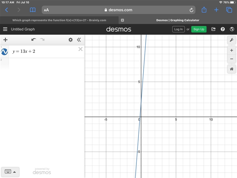 Which graph represents the function f(x)=(13)x+2?-example-1