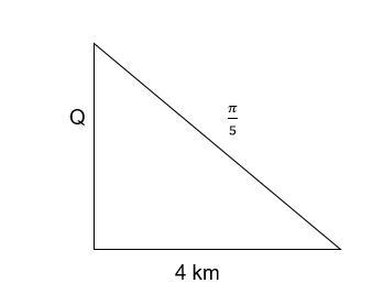 A hot air balloon rising vertically is tracked by an observer located 4 km from the-example-1