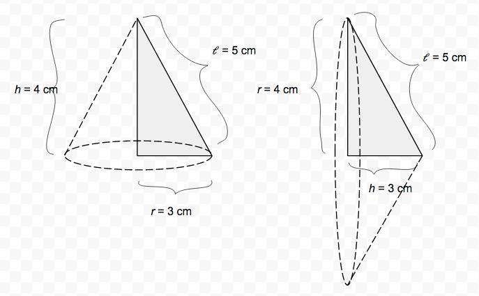 Даден е правоъгълен триъгълник с катети а = 3 cm, b = 4 стихи- потенуза с = 5 cm. Намерете-example-1