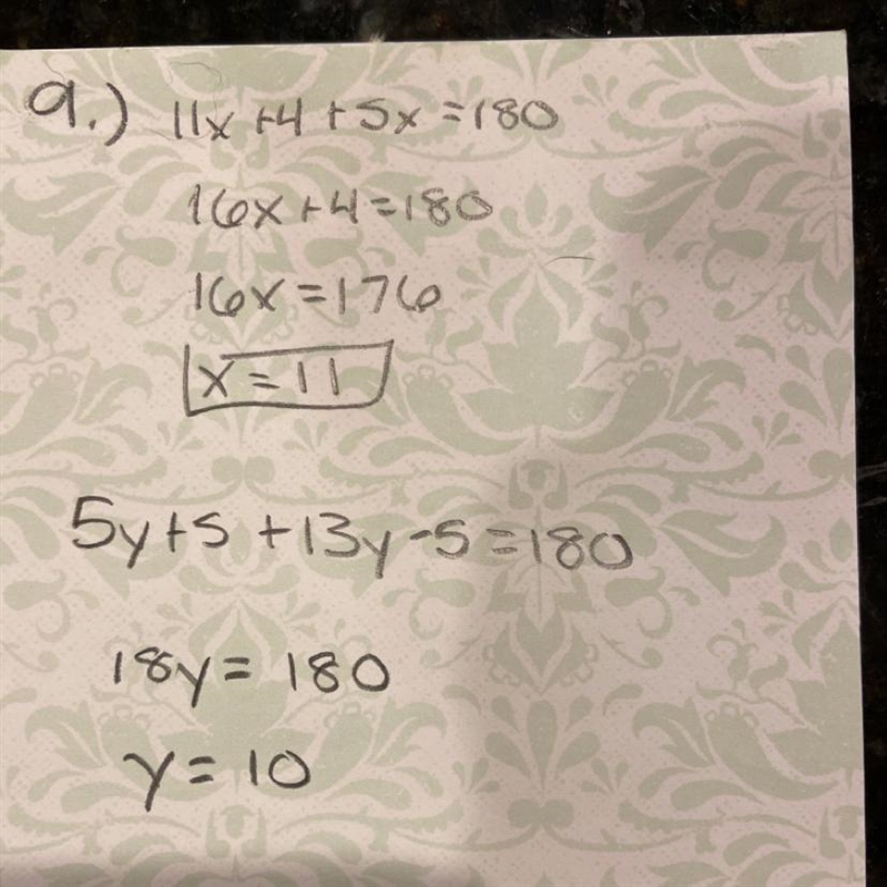 Need help with these find x and y of this figure-example-1