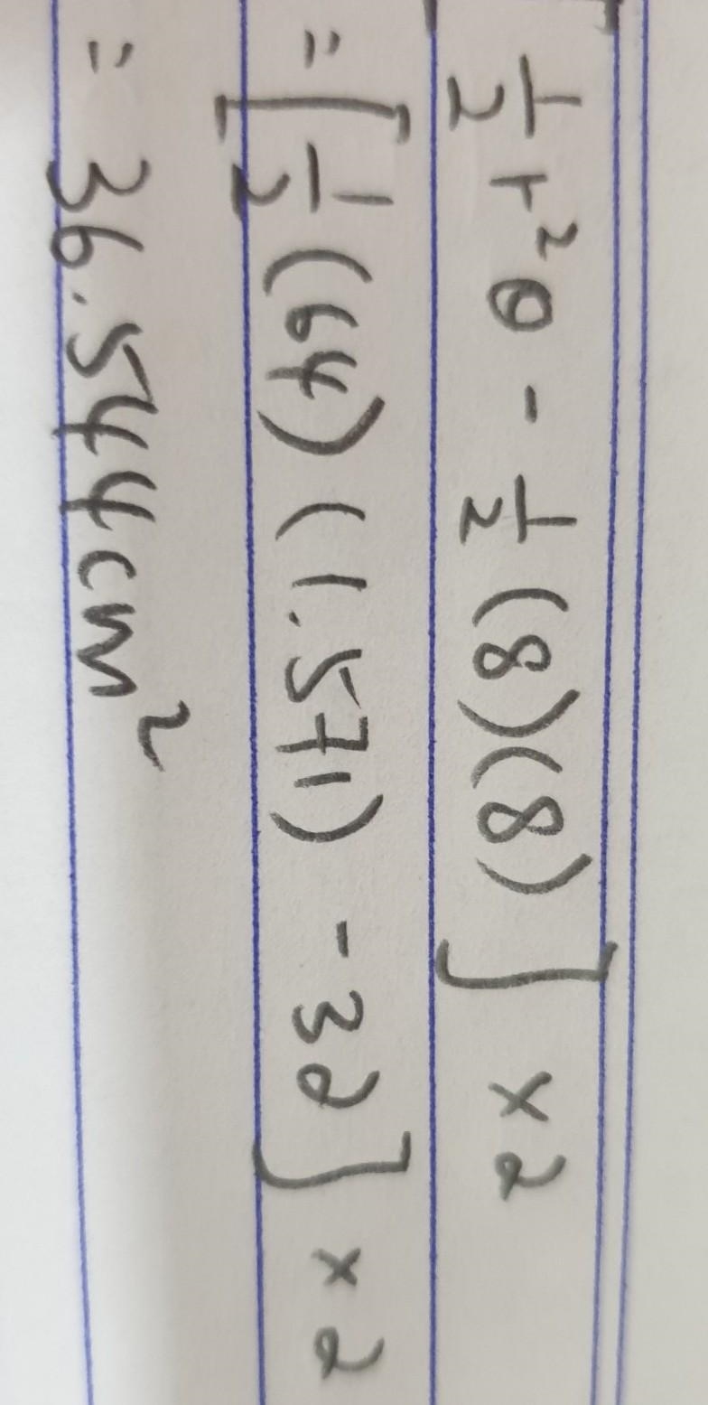 The following shape is based only on squares, semicircles, and quarter circles. Find-example-1