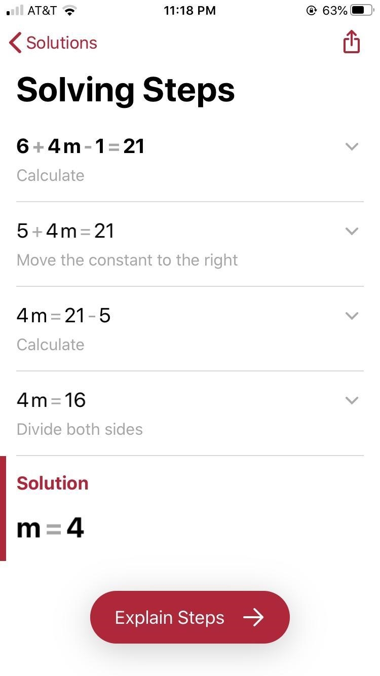 6+4m-1=21 PLEASE HELP! I’m stuck on this question :/-example-1