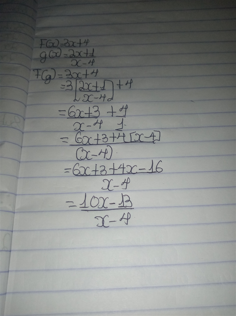 F(x) =3x+4=g(x)=2x+1 /x_4:find the (fog)?-example-1