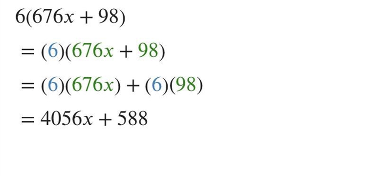 Solve 6 (676x + -98)-example-1