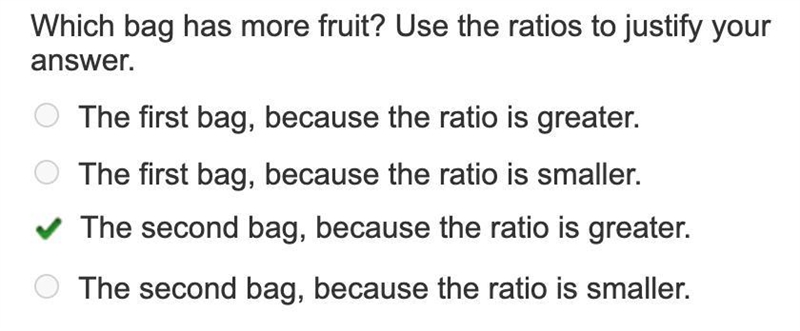 Tamika has two bags of trail mix. Each has a combination of 60 pieces of fruit and-example-1