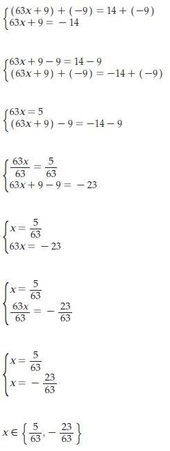 Solve the following equations | 3x + 3/7 | = 2 1/3-example-2