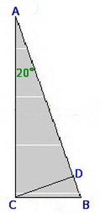 In triangle ΔABC, ∠C is a right angle and CD is the altitude to AB . Find the measures-example-1