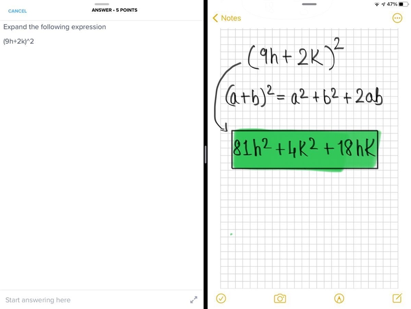 Expand the following expression (9h+2k)^2-example-1